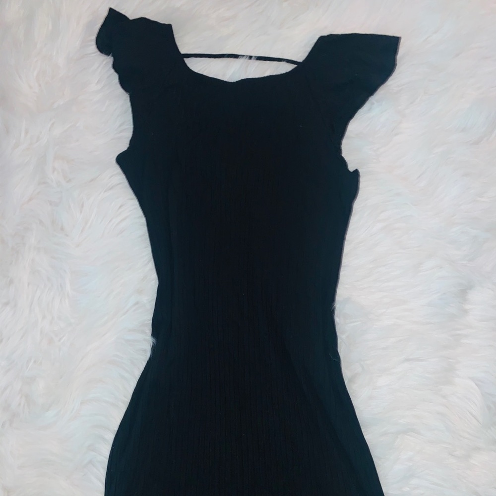 Black Fitted Grad/ Party Dress